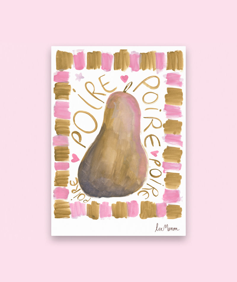 Illustration A3 Poire