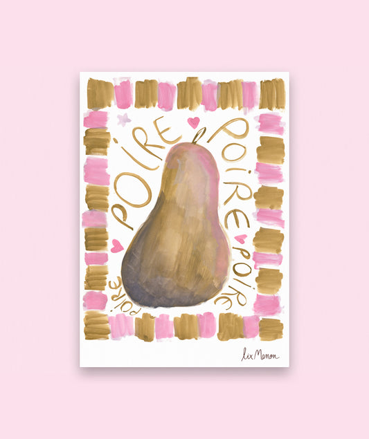 Illustration A3 Poire