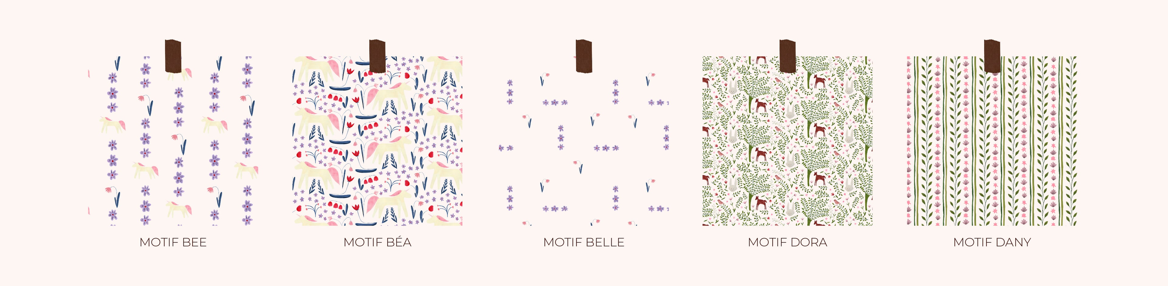 Création de motifs
Motifs sur mesure
Motifs personnalisés
Design textile
Illustratrice textile
Création de motifs textile
Motifs faits main
Motifs dessinés à la main
Motifs à l'aquarelle
Motifs au crayon de couleur
Surface design
Design de surface
Création de collections textiles
Illustration textile
Motifs pour tissu
Motifs pour marque
Création de prints
Prints exclusifs
Dessins pour textile
Création de motifs exclusifs