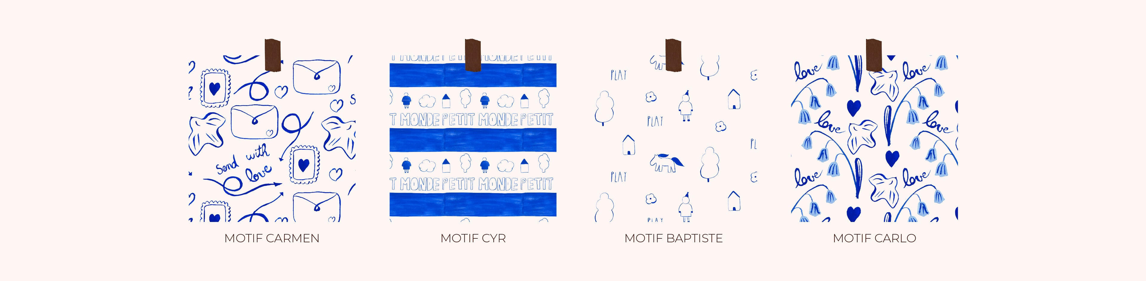 Création de motifs
Motifs sur mesure
Motifs personnalisés
Design textile
Illustratrice textile
Création de motifs textile
Motifs faits main
Motifs dessinés à la main
Motifs à l'aquarelle
Motifs au crayon de couleur
Surface design
Design de surface
Création de collections textiles
Illustration textile
Motifs pour tissu
Motifs pour marque
Création de prints
Prints exclusifs
Dessins pour textile
Création de motifs exclusifs
